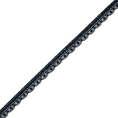 Black European Crochet Trim - 0.75