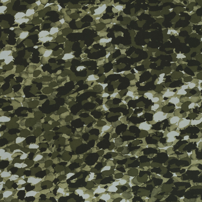 European Green Abstract Camouflage Cotton Poplin | Mood Fabrics