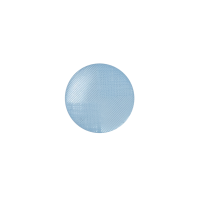 Italian Blue Plastic Shank Back Button - 20L/12.5mm | Mood Fabrics