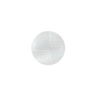 Italian White Plastic Shank Back Button - 20L/12.5mm | Mood Fabrics