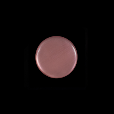 Luminous Italian Dusty Rose Shank Back Button - 24L/15mm | Mood Fabrics