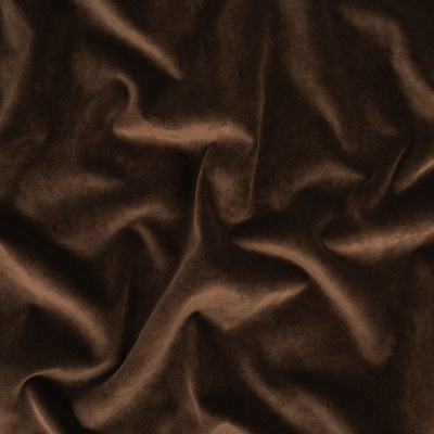 Chocolate Classic Upholstery Velvet | Mood Fabrics