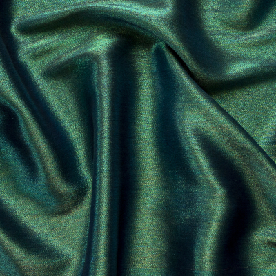 Ellery Metallic Green Polyester Lame | Mood Fabrics