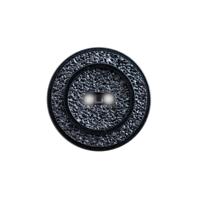 Italian Navy Gravel 2-Hole Button - 36L/23mm | Mood Fabrics