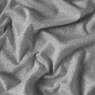 Andromeda Silver Two-Tone Galaxy Lame | Mood Fabrics