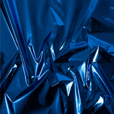 Mood Exclusive Metallic Royal Blue Glossy Tyvek | Mood Fabrics