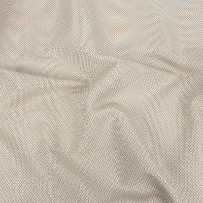 Khaki Minute Diamond Blended Polyester Jacquard | Mood Fabrics