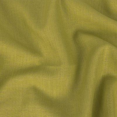 Grasmere Lime Medium Weight Linen Woven | Mood Fabrics