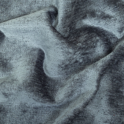 Denim Acrylic and Polyester Upholstery Chenille | Mood Fabrics