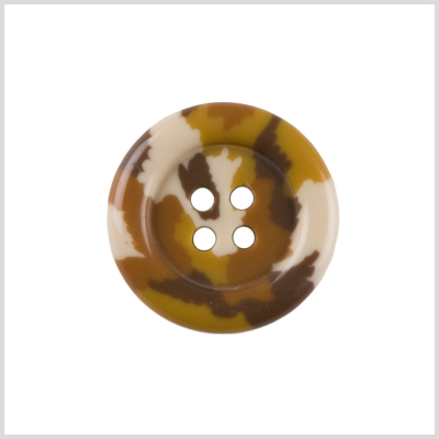 Brown Plastic Button - 32L/20mm | Mood Fabrics