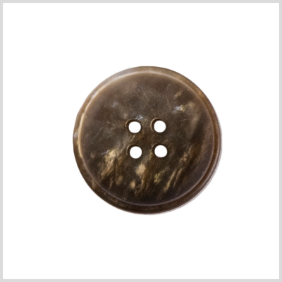 Brown Plastic Button - 20L/12.5mm | Mood Fabrics