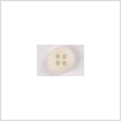 Ivory Plastic Button - 16L/10mm | Mood Fabrics