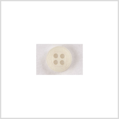 Ivory Plastic Button - 14L/9mm | Mood Fabrics