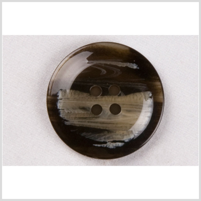 Brown Plastic Button - 36L/23mm | Mood Fabrics