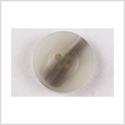 Off-White Plastic Button - 20L/12.5mm | Mood Fabrics