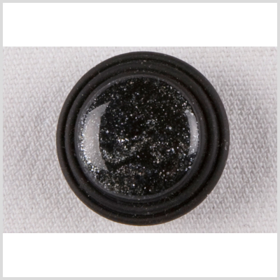 Gunmetal Black Metal Button - 36L/23mm | Mood Fabrics