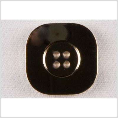 Gold Metal Button - 36L/23mm | Mood Fabrics