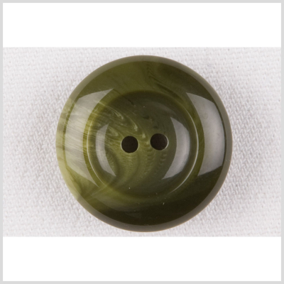 Multi-Green Plastic Button - 40L/25.5mm | Mood Fabrics