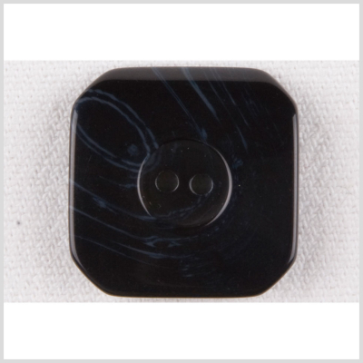 Navy Plastic Button - 28L/18mm | Mood Fabrics