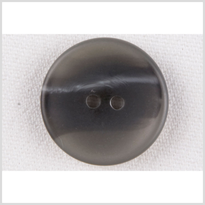 Gray Plastic Blazer Button - 24L/15mm | Mood Fabrics
