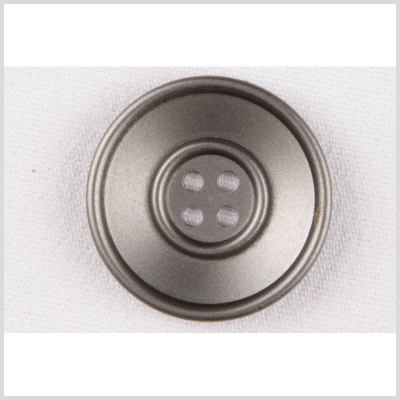 Gray Plastic Button - 48L/30.5mm | Mood Fabrics