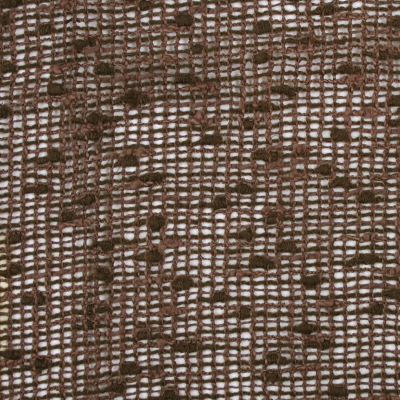Italian Brown and Olive Wool Blend Netting | Mood Fabrics