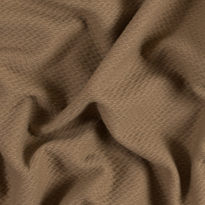 Tan Textural Wool Woven | Mood Fabrics
