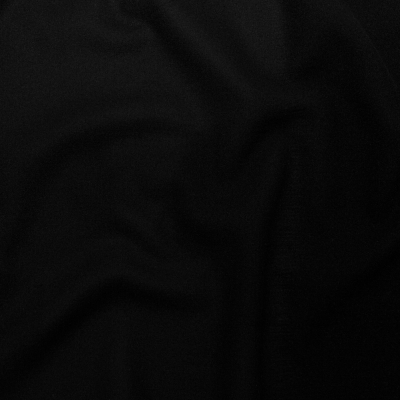 Black Double Cloth Wool Coating | Mood Fabrics
