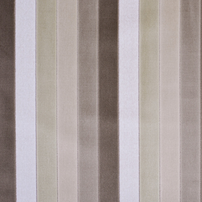 Beige Hues Striped Velvet | Mood Fabrics