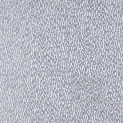 Silver Small Leaves Poly Jacquard | Mood Fabrics