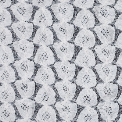 Italian Ecru Stretch Poly Contemporary Lace | Mood Fabrics
