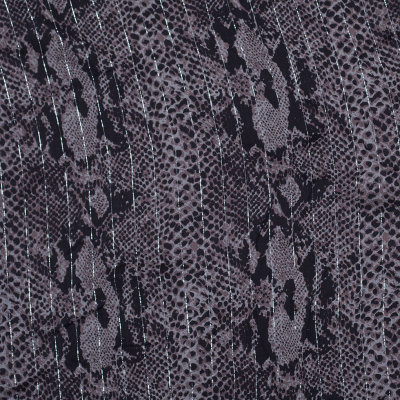 Famous Designer Reptile Silk Chiffon | Mood Fabrics