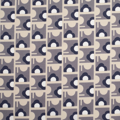 Gray/Champagne Misc Cotton Poplin Print | Mood Fabrics