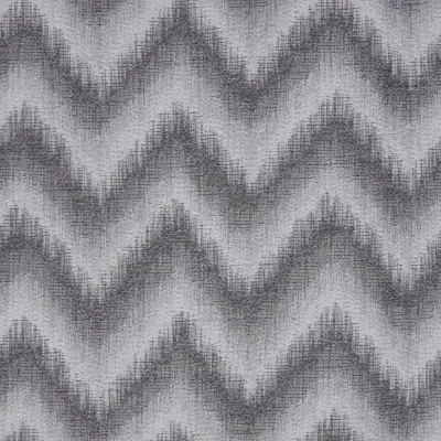 Silver Zig-Zag Geometric Polyester Woven | Mood Fabrics
