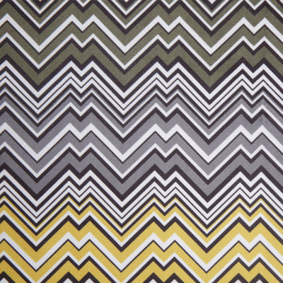 Yellow Geometric Upholstery Velvet | Mood Fabrics