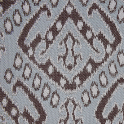 Ice Blue Damask Polyester Woven | Mood Fabrics
