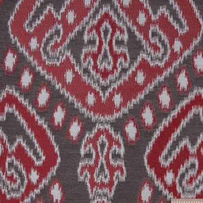Red Damask Polyester Woven | Mood Fabrics