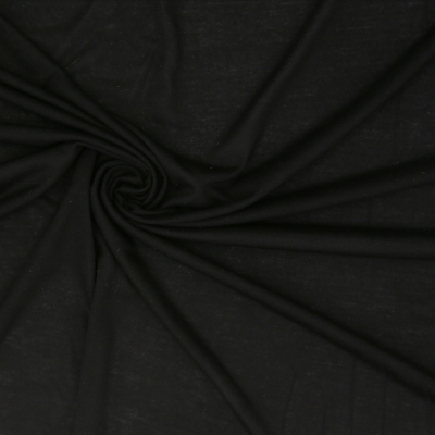 Black Micro Modal Jersey | Mood Fabrics