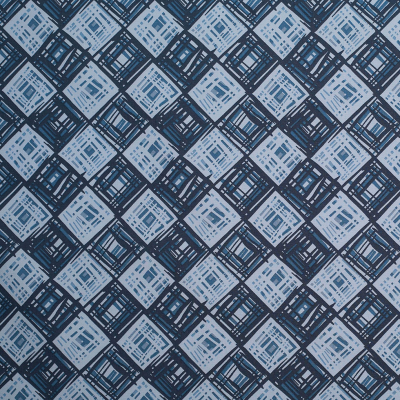 Liberty of London Rhian Blue Cotton Poplin | Mood Fabrics