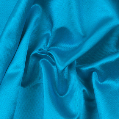 River Blue Blended Viscose Woven with a Satin Finish | Mood Fabrics