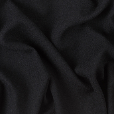 Black Polyester Blended Crepe | Mood Fabrics