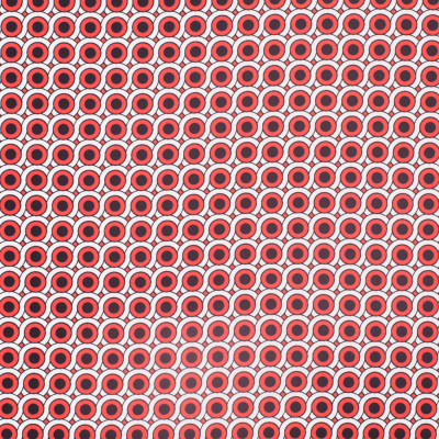 Poppy Red Geometric Stretch Cotton Woven | Mood Fabrics