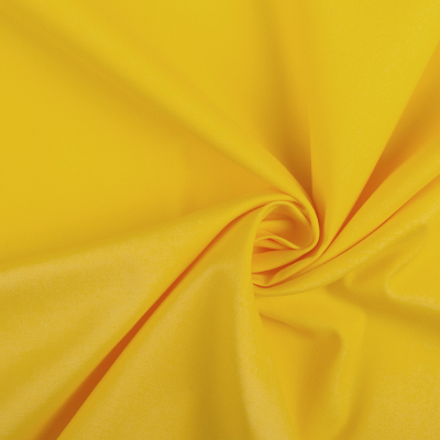 Vibrant Yellow Stretch Cotton Sateen | Mood Fabrics