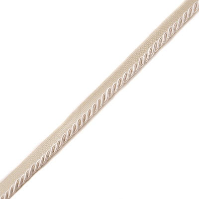Ivory Cotton Blend Twisted Cord Trim - 0.25