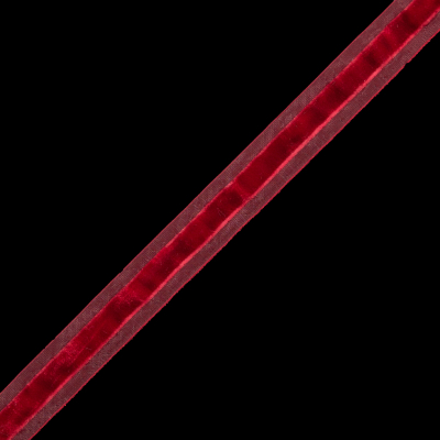 Red Velvet and Sheer Ribbon - 0.625
