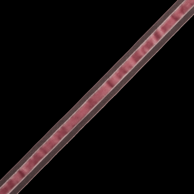 Pink Velvet and Sheer Ribbon - 0.625