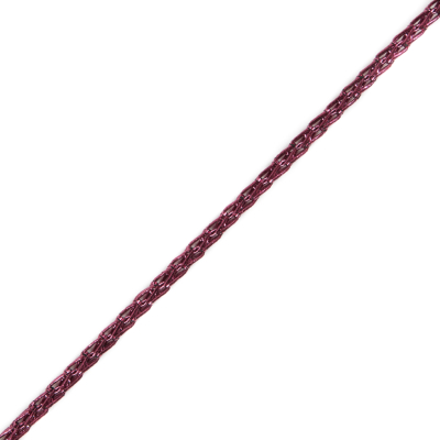 Italian Metallic Magenta Crochet Chain - 0.125