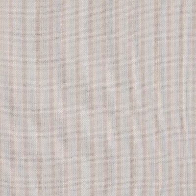 Lily White/Stone/Ballad Blue Shadow Striped Cotton Shirting | Mood Fabrics