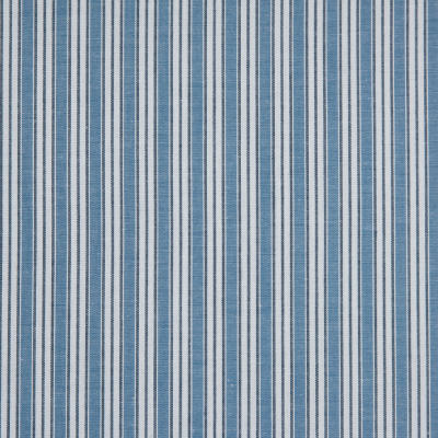 Powder Blue/Bijou Blue/White Shadow Striped Cotton Shirting | Mood Fabrics