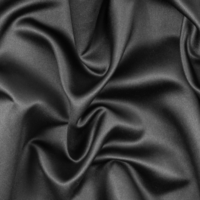 Black Polyester Satin | Mood Fabrics
